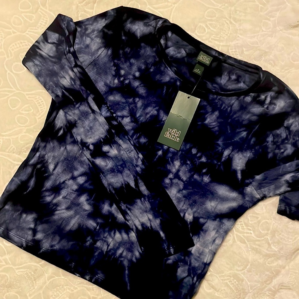 COPY - Wild Fable Tie-Dye Long Sleeve Crop Top